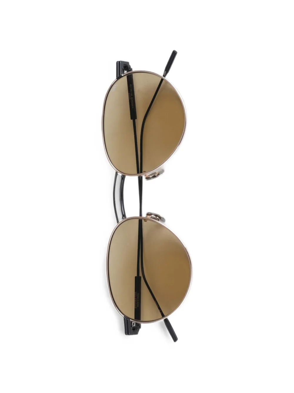 Eyevan7285 Zonnebril met rond montuur Goud