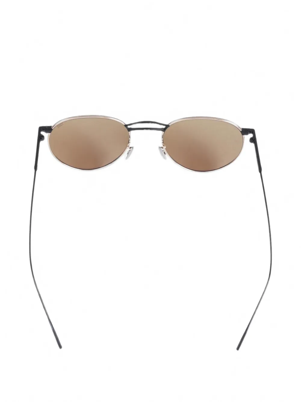 Eyevan7285 Zonnebril met rond montuur Goud