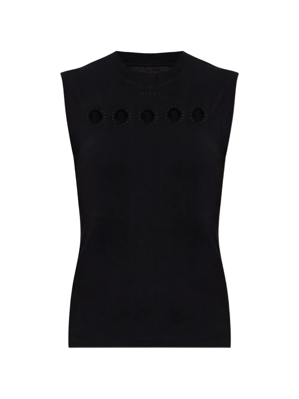 Marni cut-out sleeveless tank top - Nero
