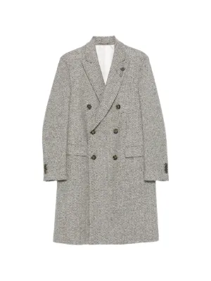 Brunello Cucinelli シェブロンパターン シングルコート