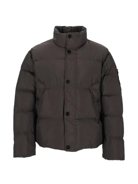 Stone Island 4100109 Crinkle Reps NY down jacket with wind resistance and anti-drop
