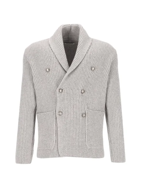 Al Duca D’Aosta 1902 double-breasted shawl-collar cardigan
