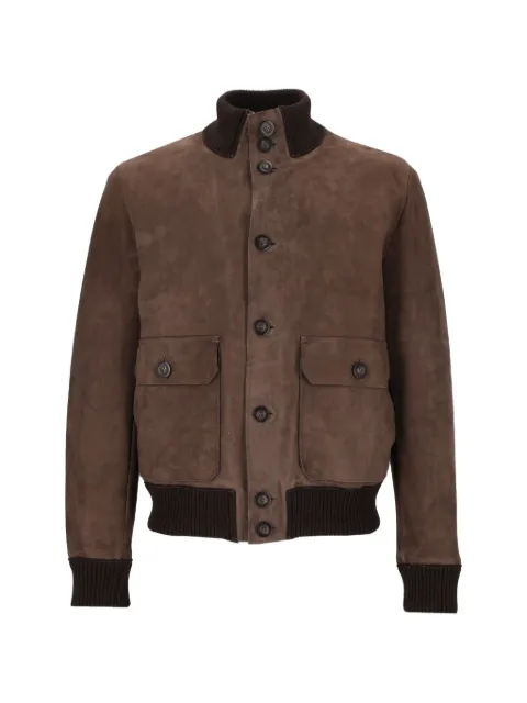 Al Duca D’Aosta 1902 suede leather jacket