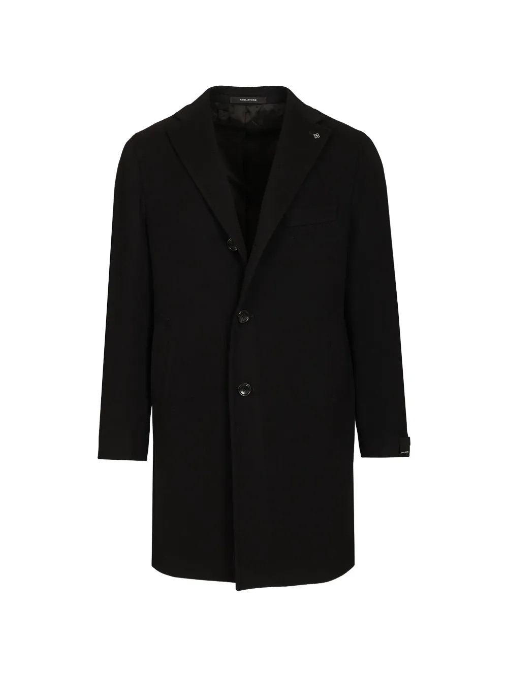 Tagliatore Bruce single-breasted coat - Nero