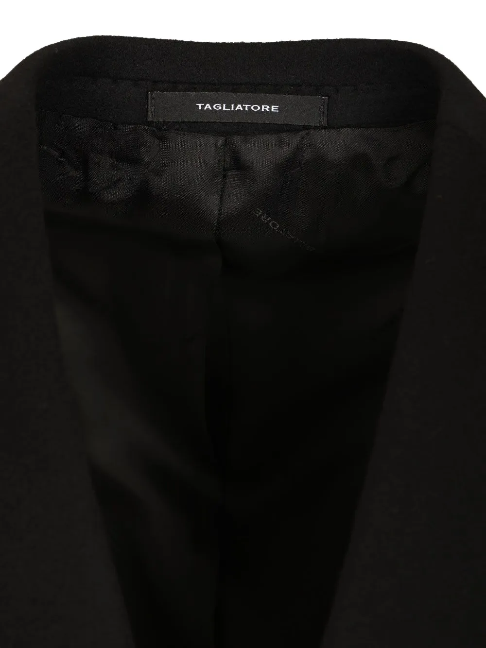 Tagliatore Bruce single-breasted coat Zwart