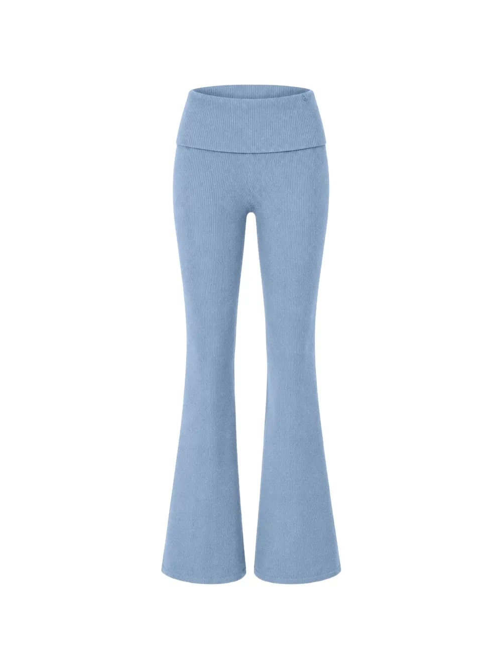 GUESS USA Nina ribbed flared trousers - Blu
