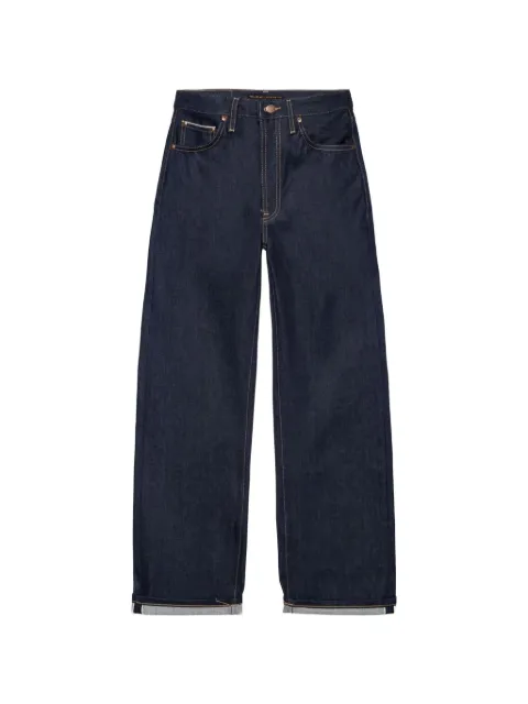 Nudie Jeans vaqueros anchos Clean Eileen de talle alto