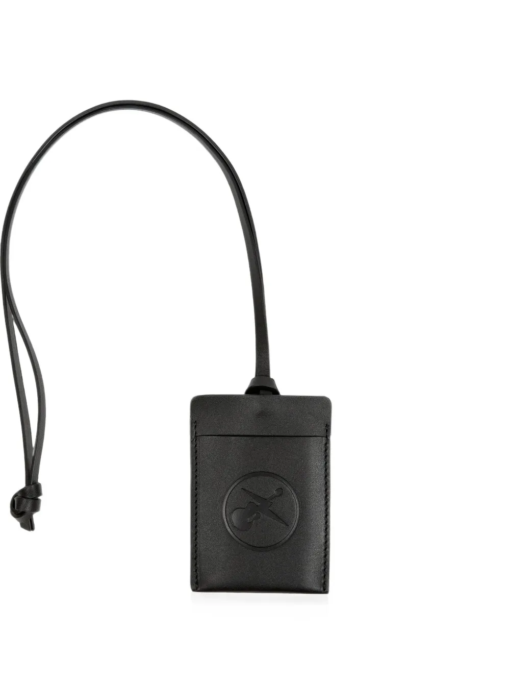 A.p.c. Dough Leather Card Holder In Black