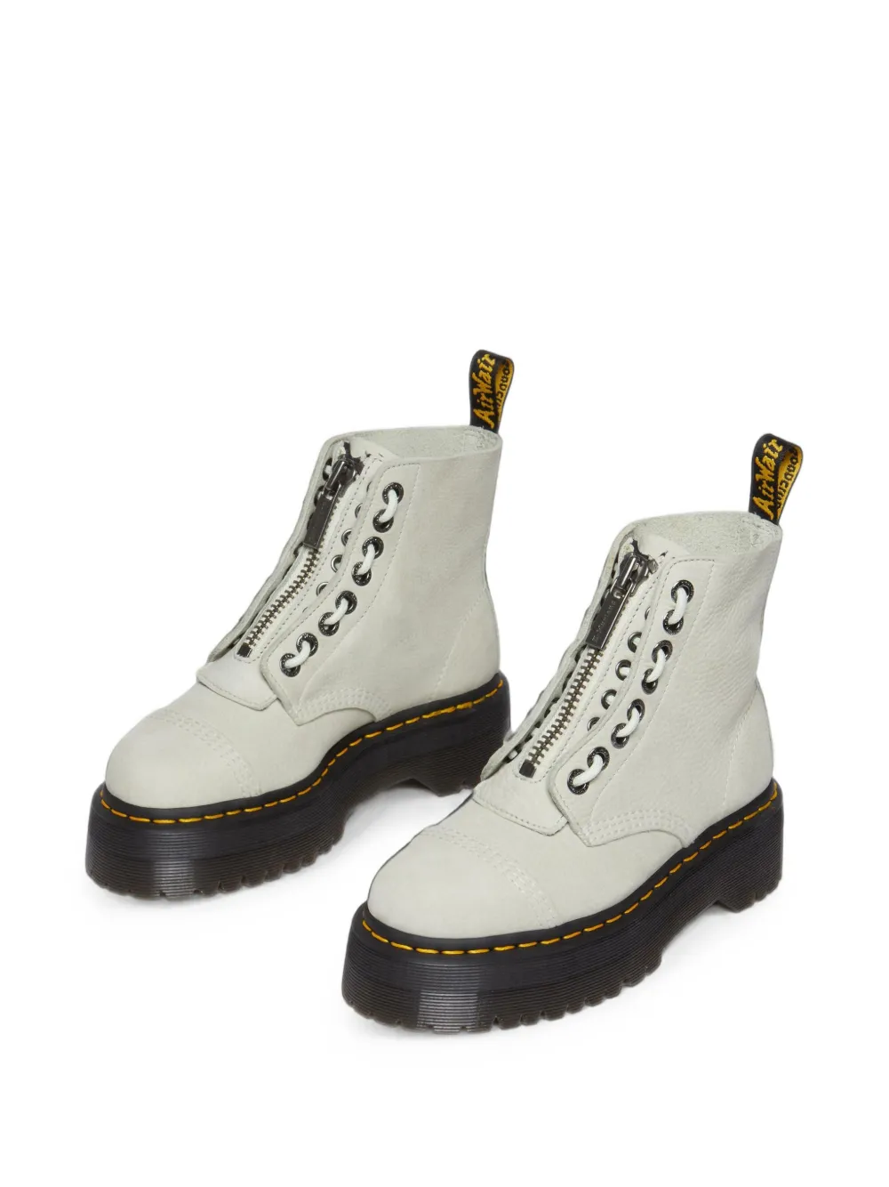 Dr Martens Sinclair platform ankle boots Groen