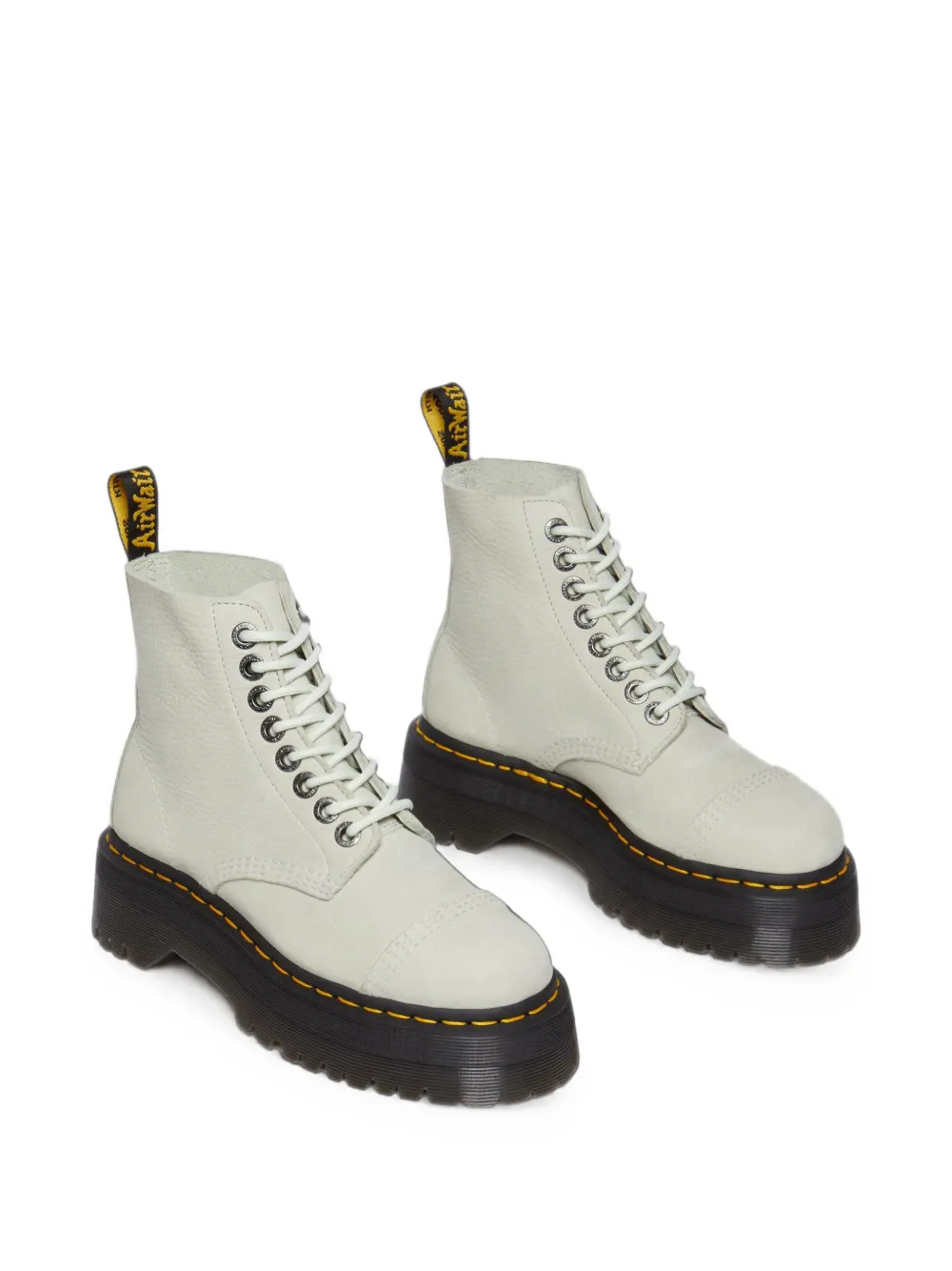 Dr Martens Sinclair platform ankle boots Groen