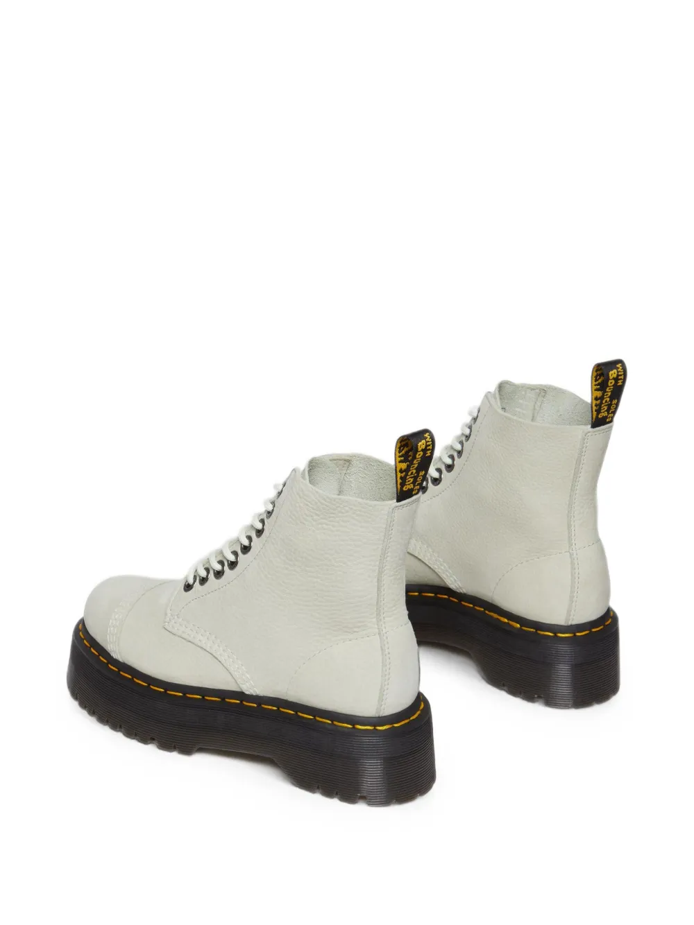 Dr Martens Sinclair platform ankle boots Groen
