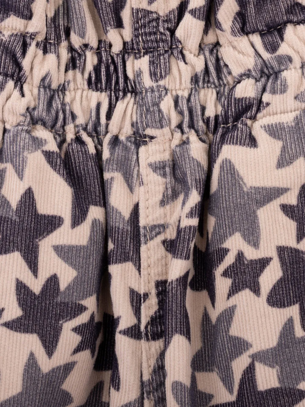 Knot Alana broek met sterrenprint Beige