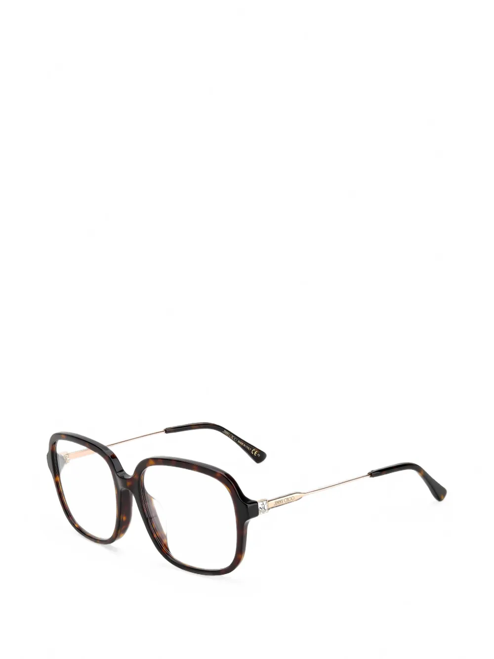 Jimmy Choo Eyewear Bril met vierkant montuur Bruin