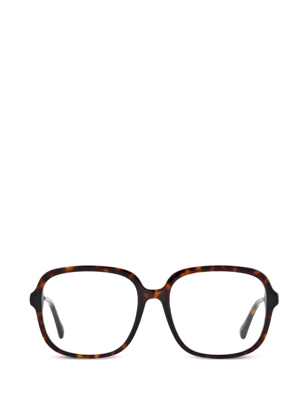 Jimmy Choo Eyewear lunettes de vue à effet écailles de tortue - Marron Jimmy Choo Eyewear lunettes de vue à effet écailles de tortue - Marron