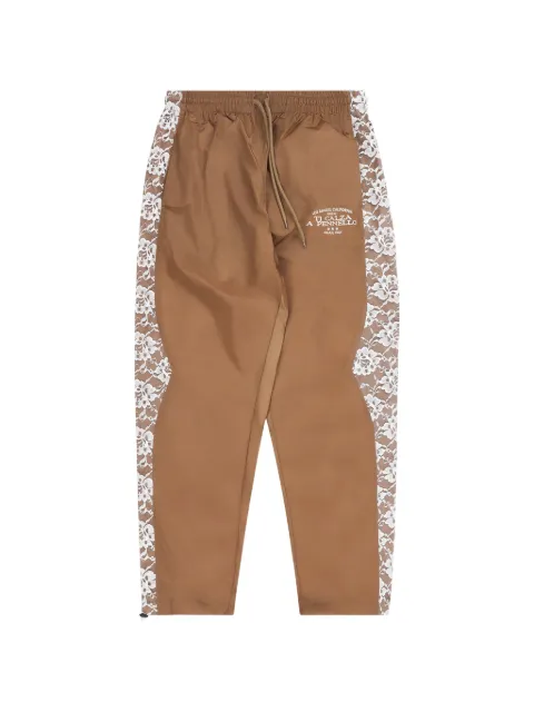 Pleasures Francesca lace-panel track pants