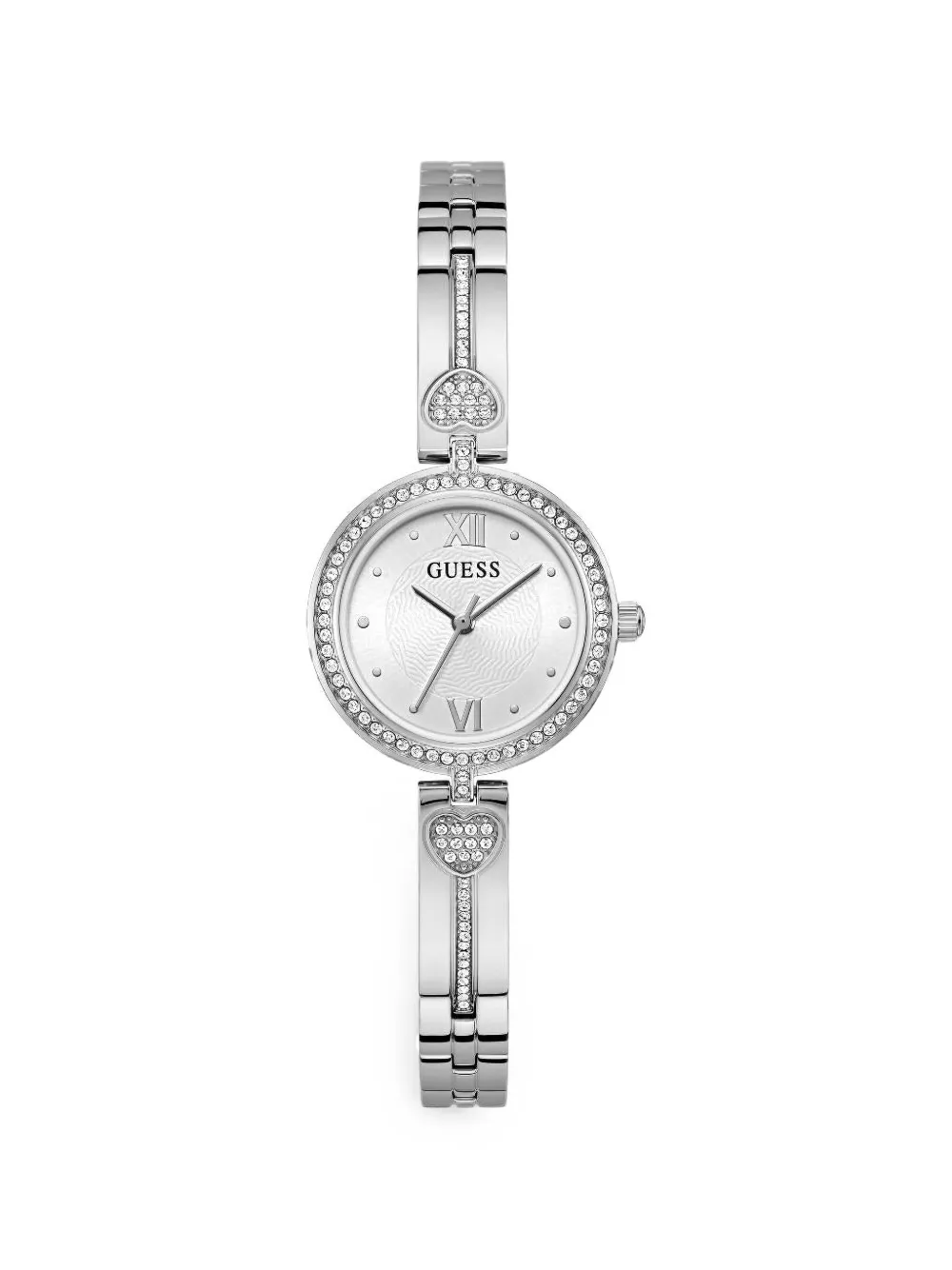 GUESS USA logo-detail 27mm watch - Argento