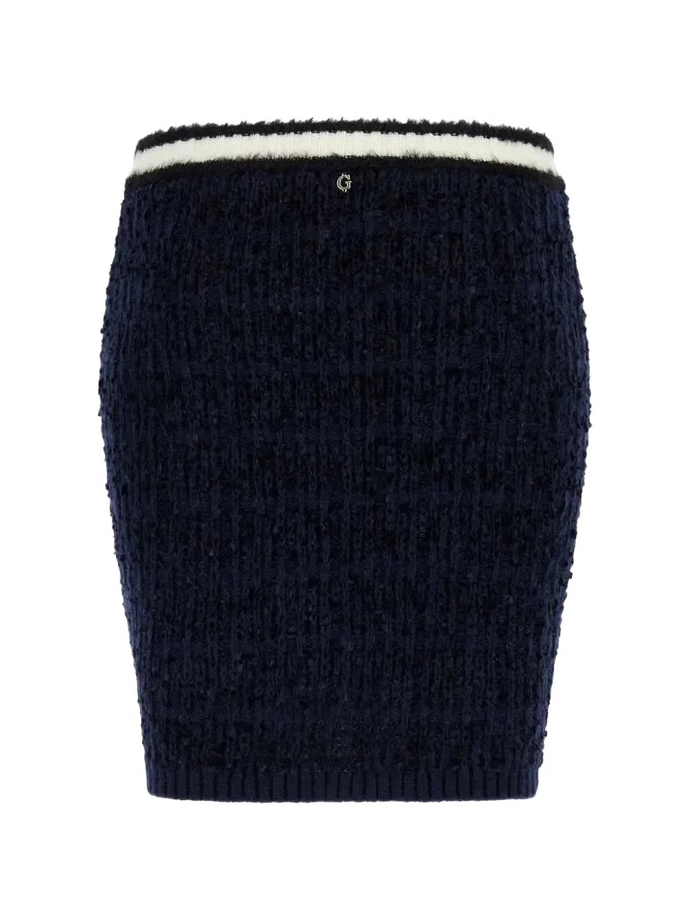 GUESS USA tape-yarn mini skirt Blauw
