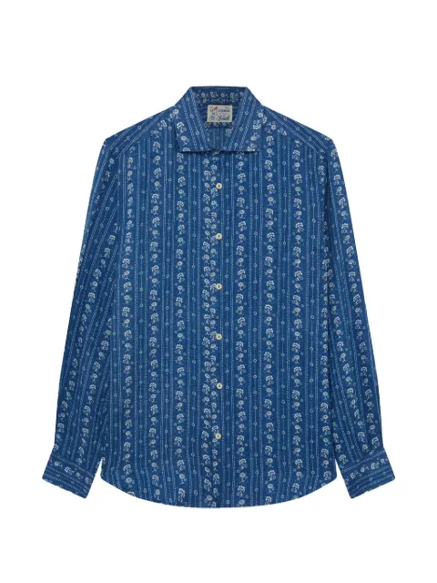 MC2 Saint Barth floral-print linen shirt