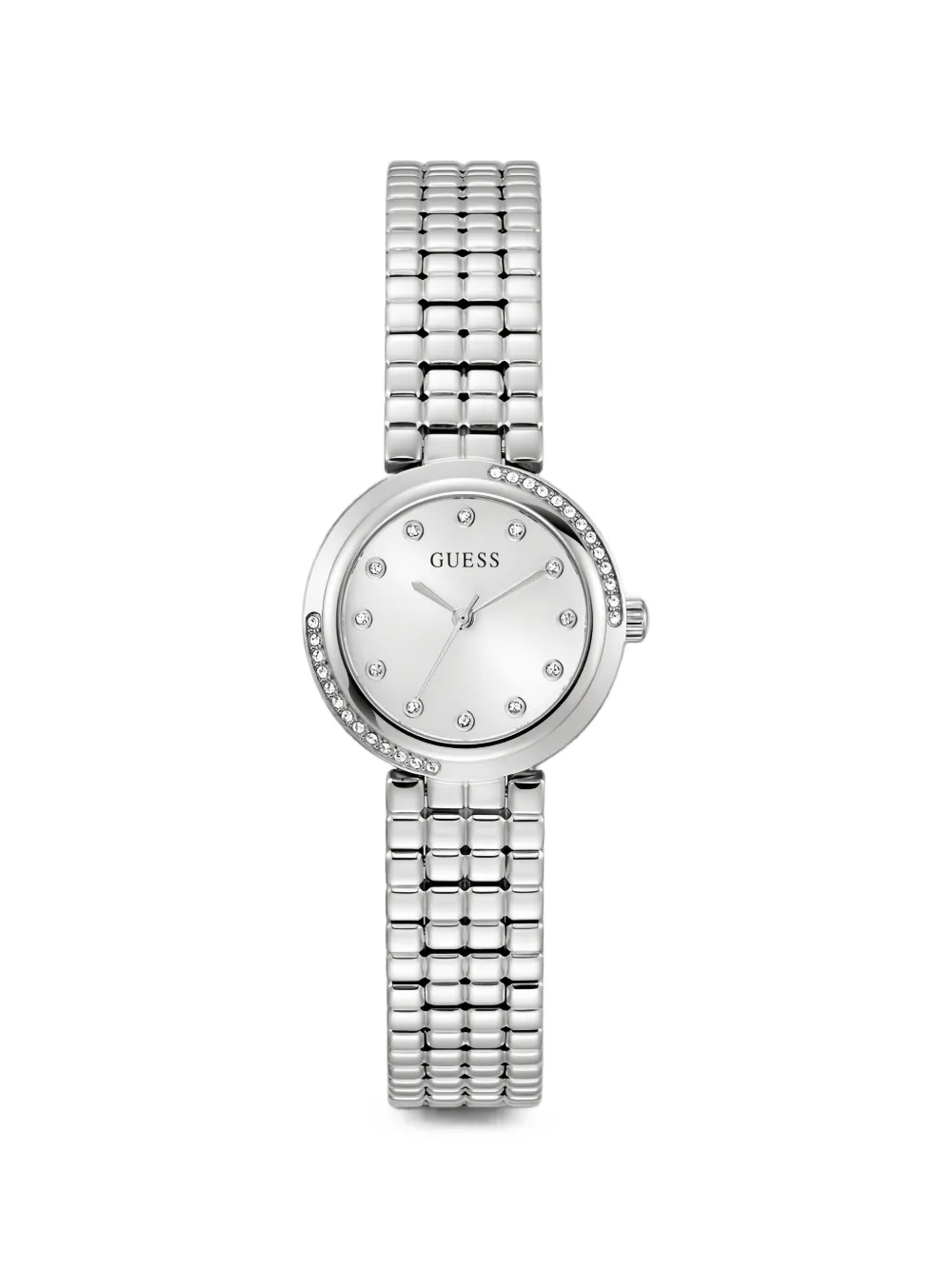 GUESS USA crystal bezel 28mm watch - Argento