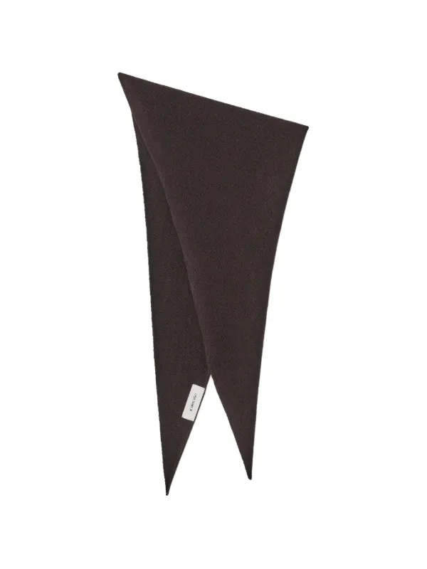 Lisa Yang Florianne Triangular Scarf in Brown