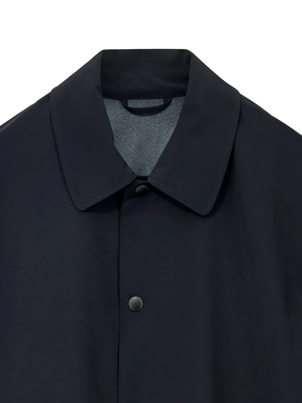 Emporio Armani Trenchcoat met drukknopen Zwart