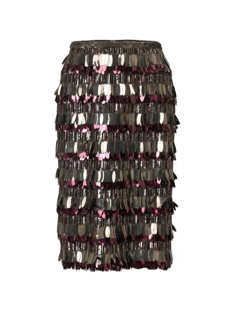 Carolina Herrera sequin-embroidered midi skirt