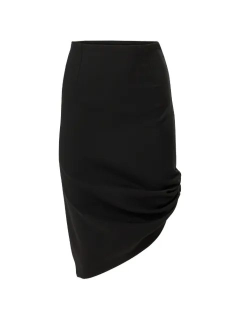 Carolina Herrera skorts asimétricos fruncidos