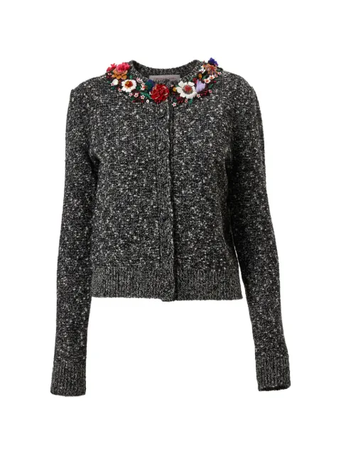 Carolina Herrera floral-embroidered cardigan