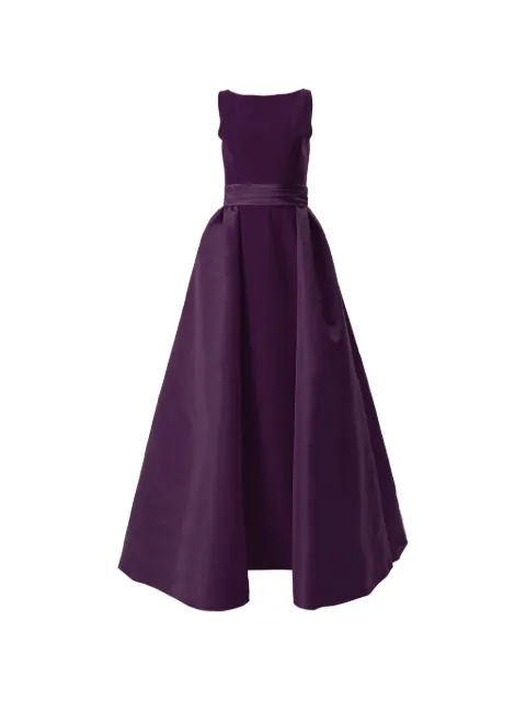 Carolina Herrera column overskirt gown