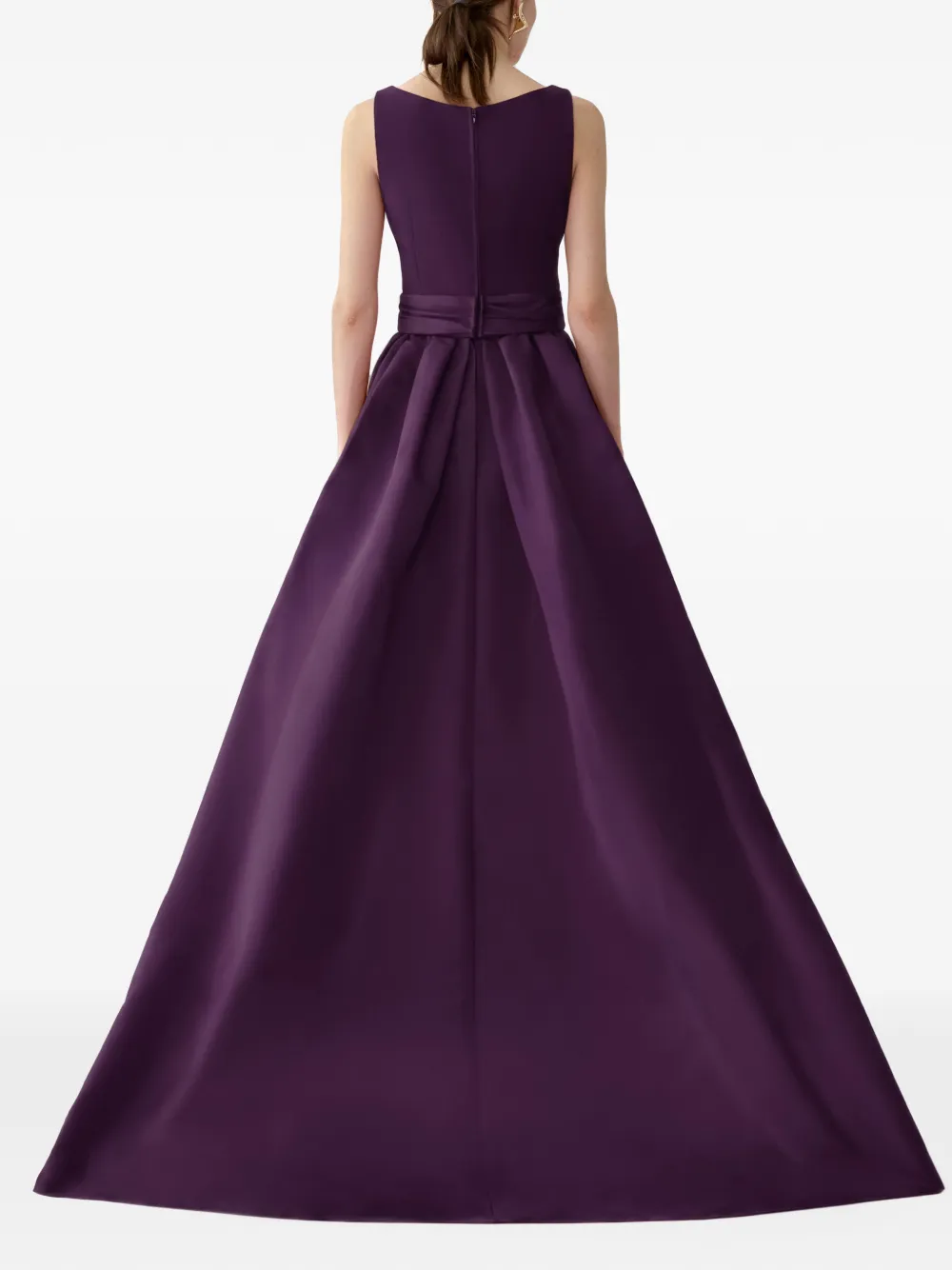 Carolina Herrera Avondjurk met rok Paars