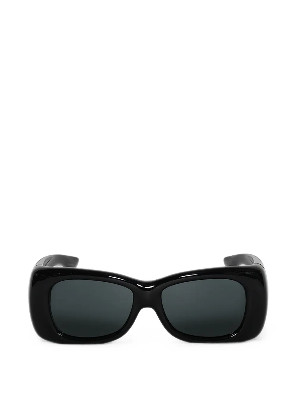 Saint Laurent Howl Rectangle-frame Sunglasses In Black