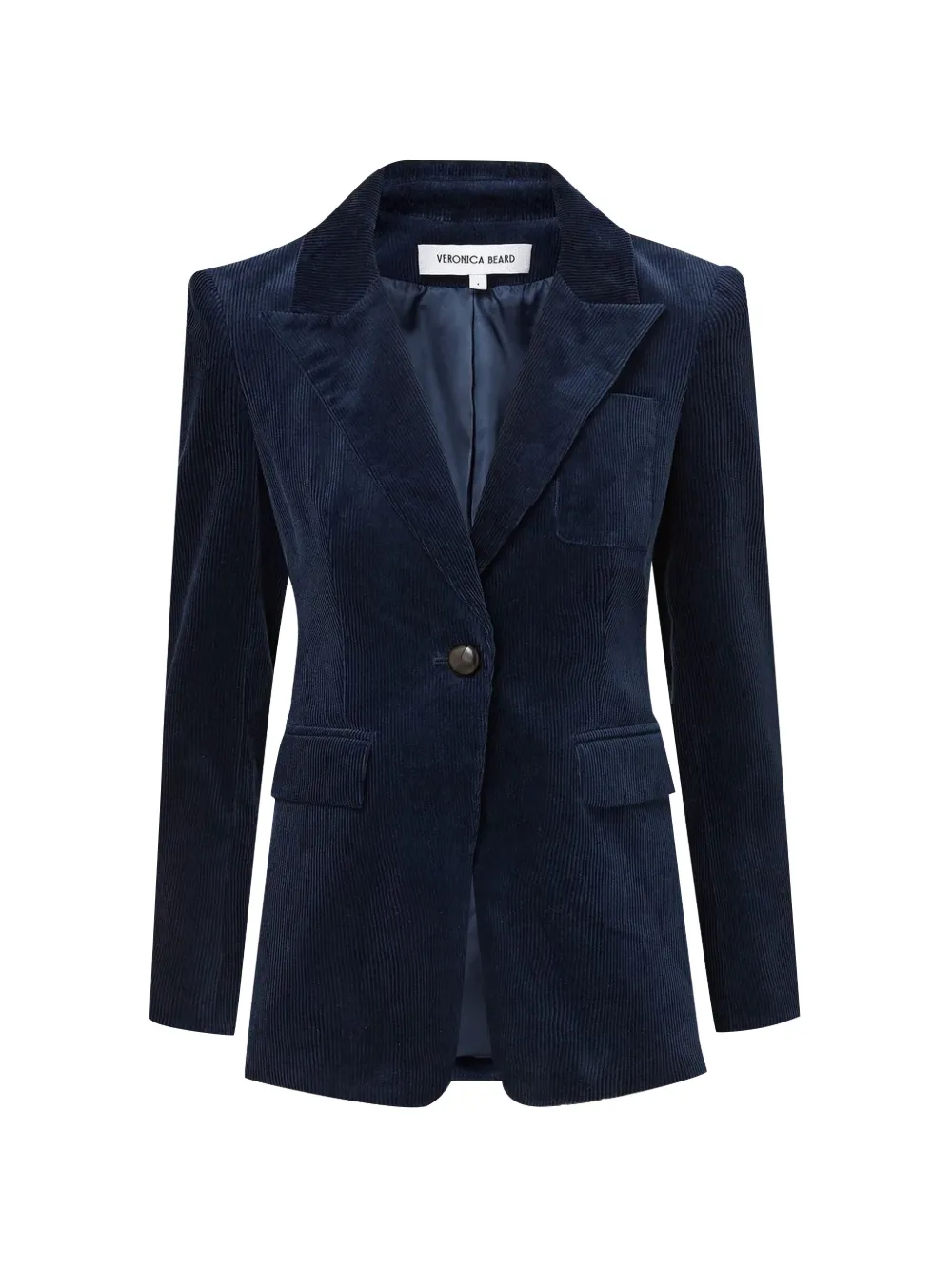Veronica Beard Livvy corduroy Dickey jacket Blauw