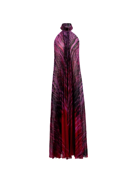 Silvia Tcherassi Lucia pleated abstract-print maxi dress
