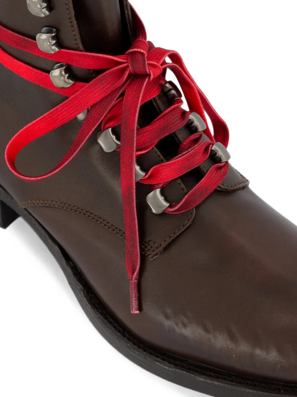 Prada lace-up leather ankle boots Bruin