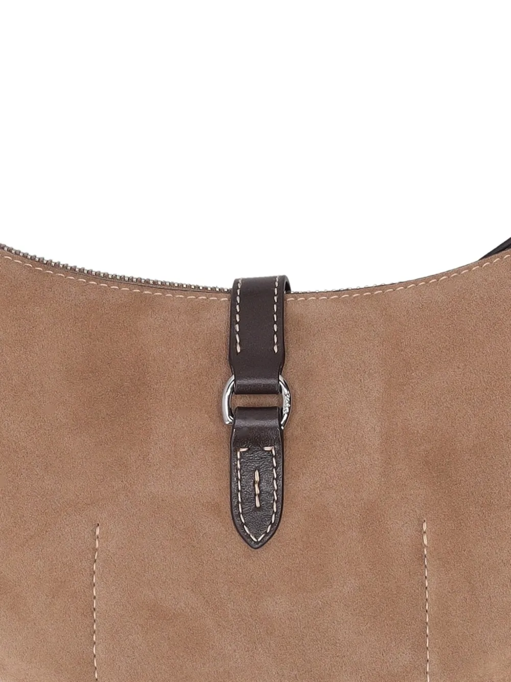 Polo Ralph Lauren Polo ID suède schoudertas Bruin