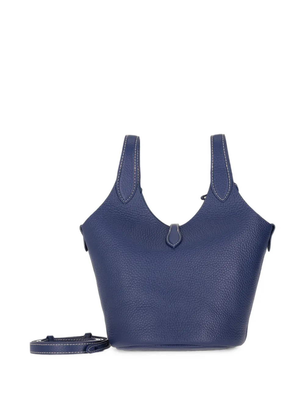 Polo Ralph Lauren Kleine Polo Play leren shopper en crossbodytas Blauw
