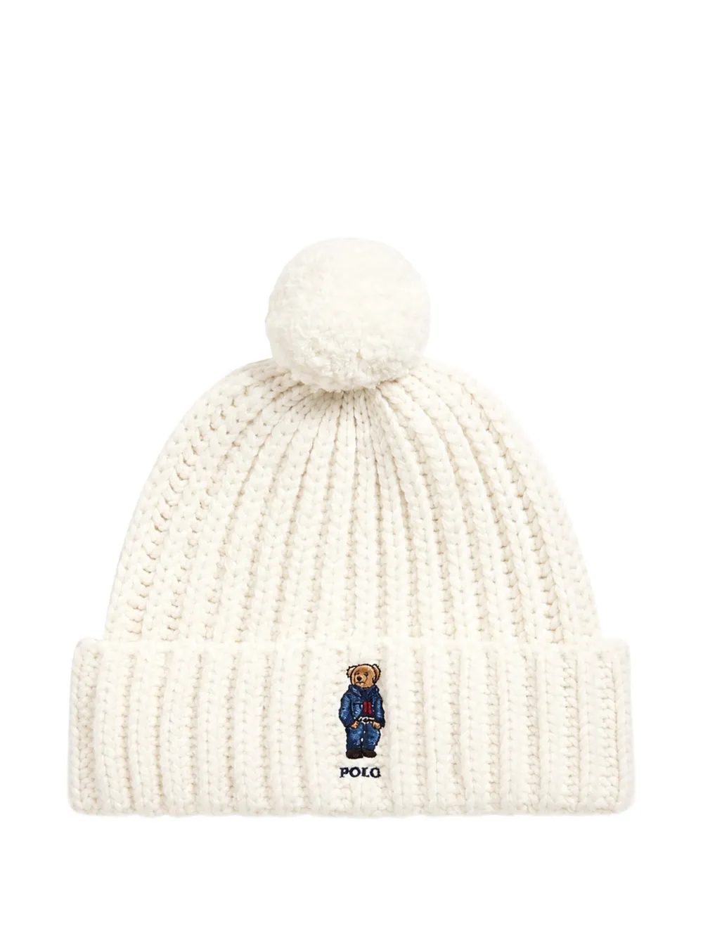 Polo Ralph Lauren Berretto Polo Bear con pompon - Toni neutri
