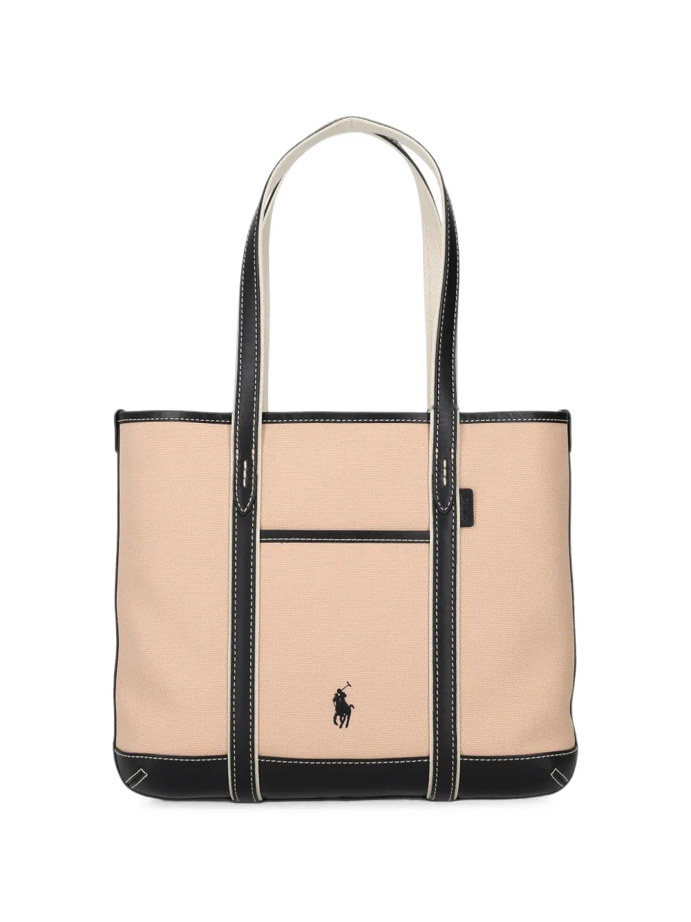 Polo Ralph Lauren logo-embroidered tote bag - Toni neutri