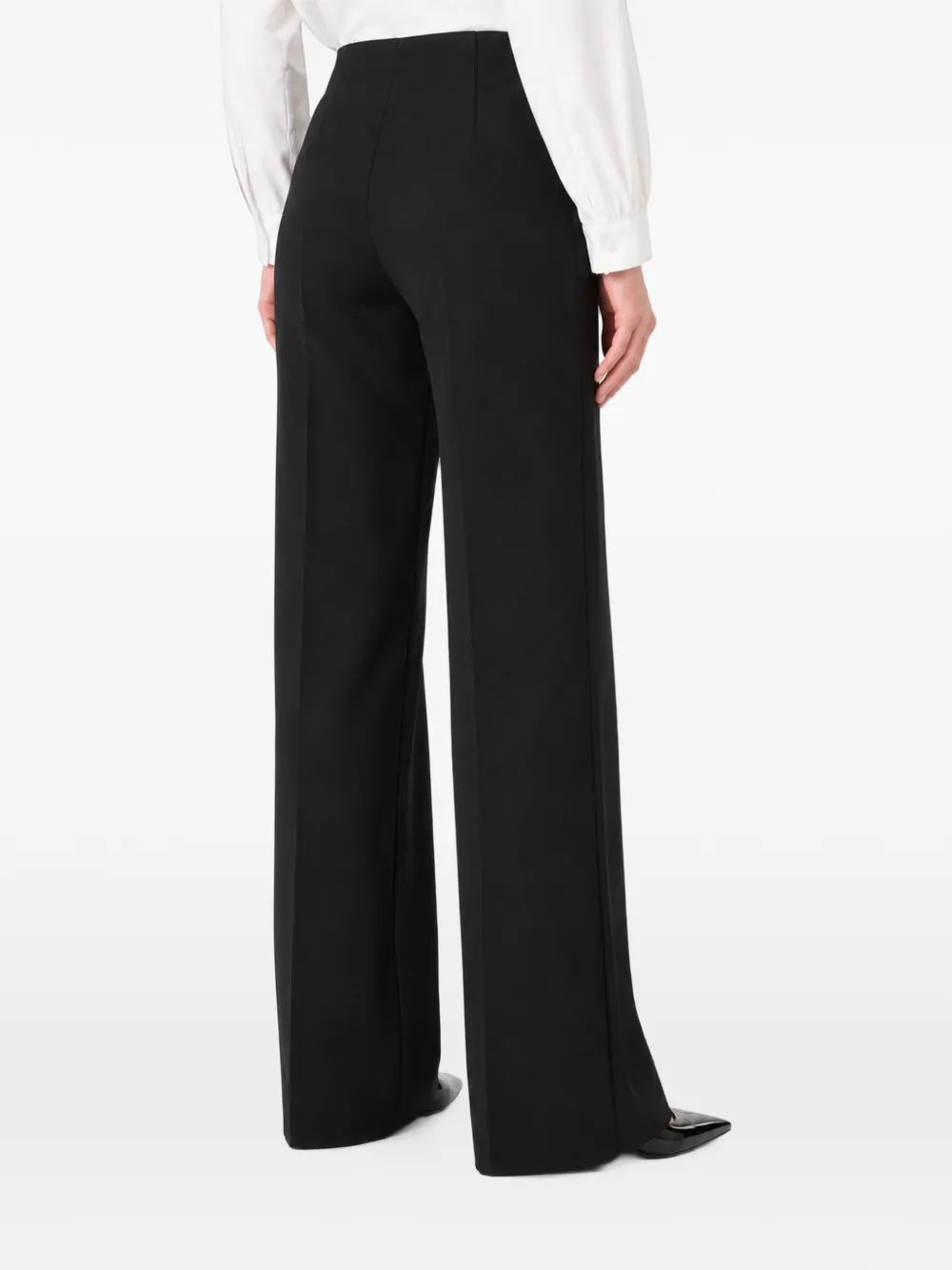 Max Mara Straight plooibroek Zwart