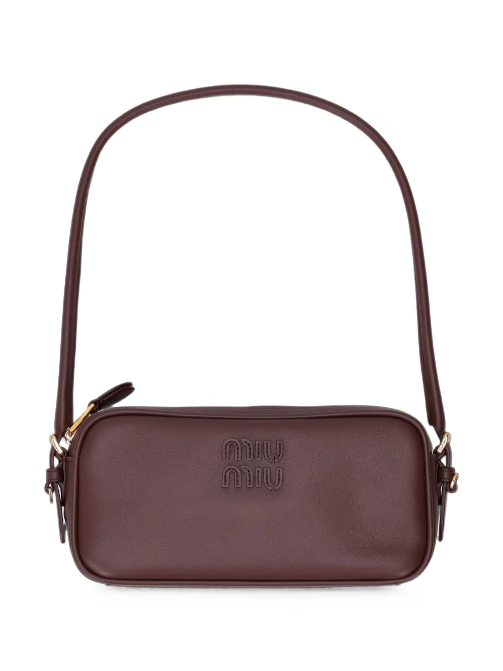 Miu Miu leather pouch - Marrone