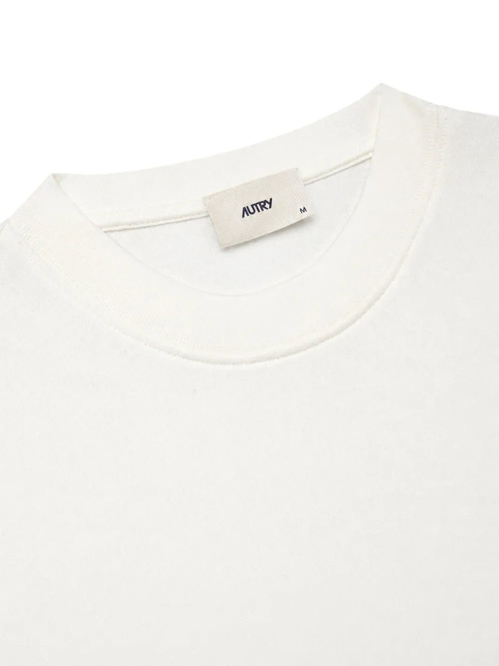 Autry Katoenen T-shirt met tonaal logo Beige