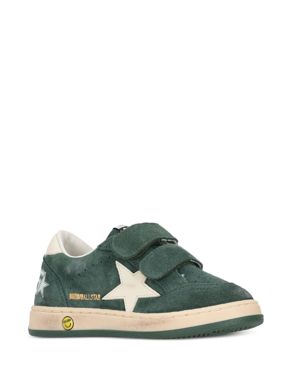 Golden Goose Kids Ball Star Sneakers aus Wildleder - Grün