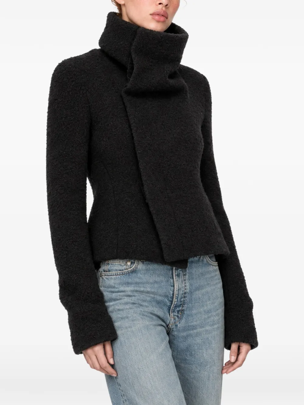 Rick Owens Naska asymmetrisch jack Zwart