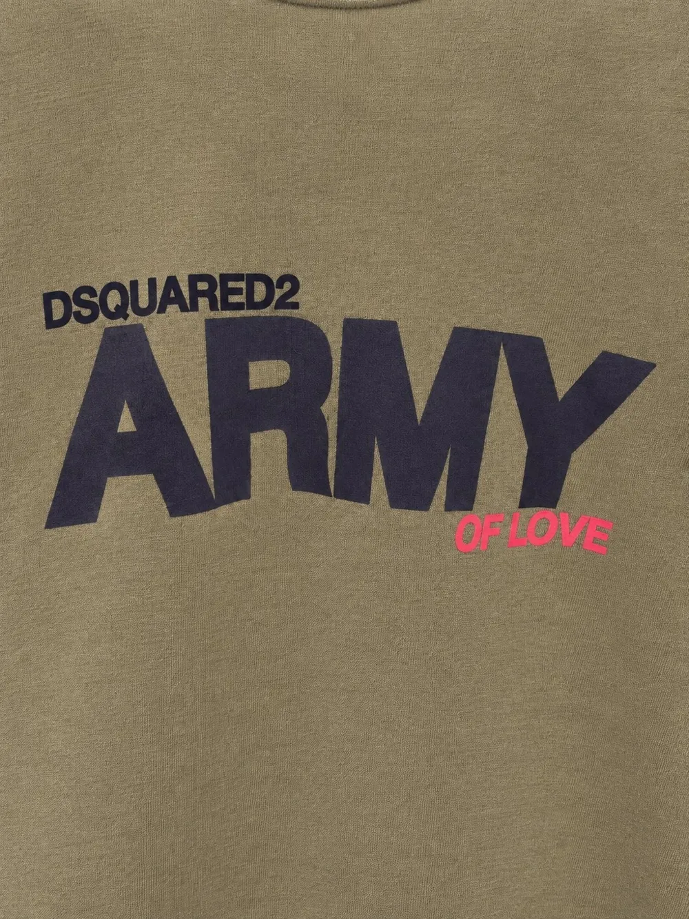 DSQUARED2 logo-print T-shirt Groen