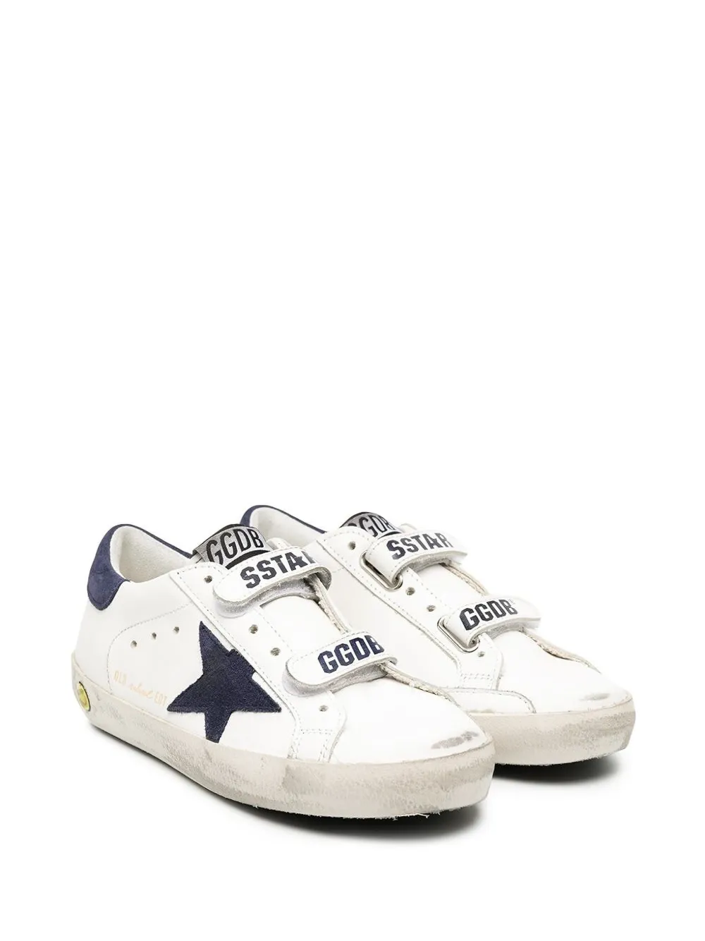 Golden Goose Kids Old School sneakers Wit
