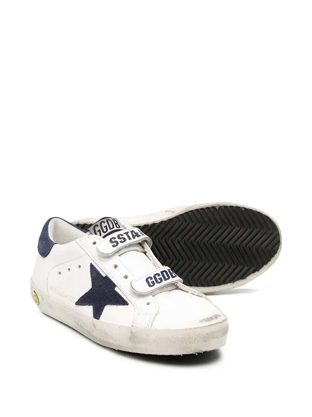 Golden Goose Kids Old School sneakers Wit