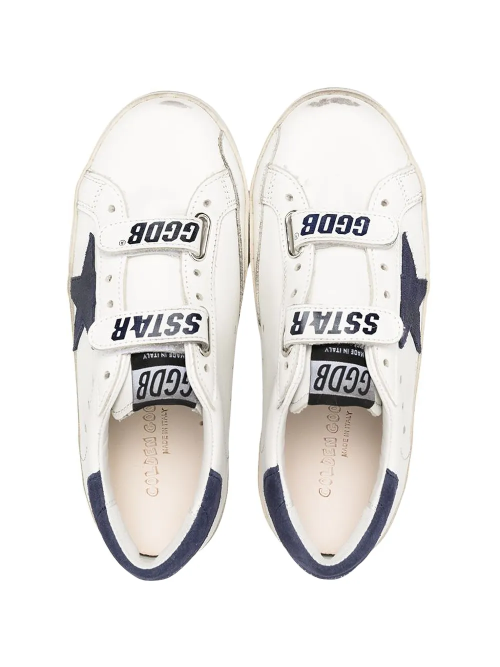 Golden Goose Kids Old School sneakers Wit