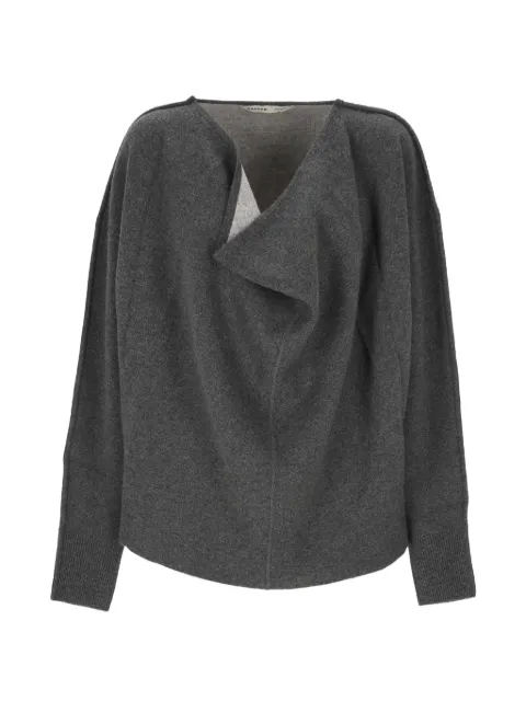 Carven draped long-sleeve sweater