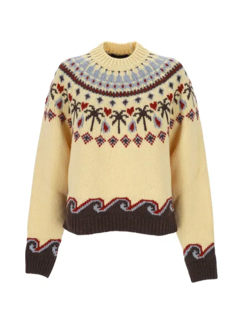 Alanui jersey Sweet Winter de lana en intarsia