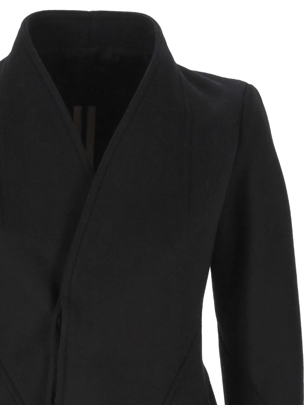 Rick Owens Moog Wrap Jacket In Black
